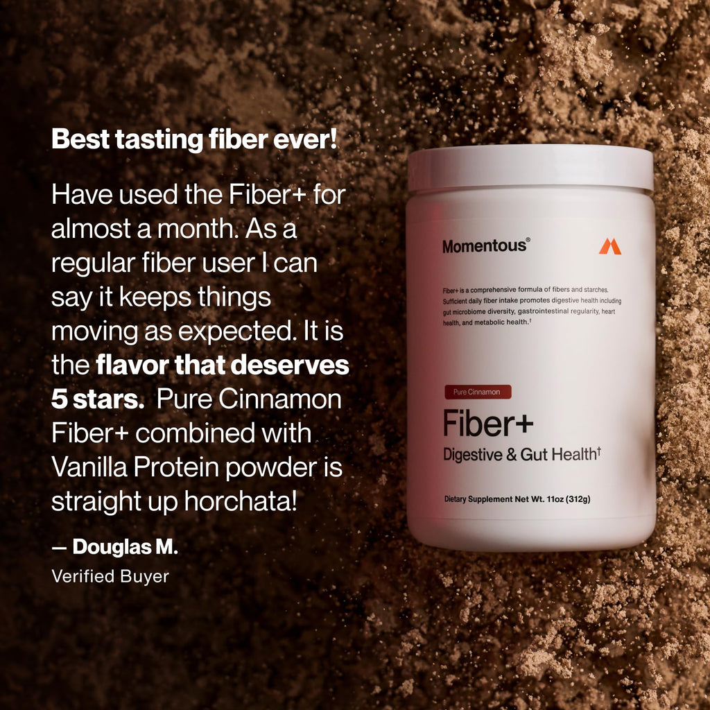 Momentous Fiber+ Multi-Source Fiber Powder for Digestive Support

