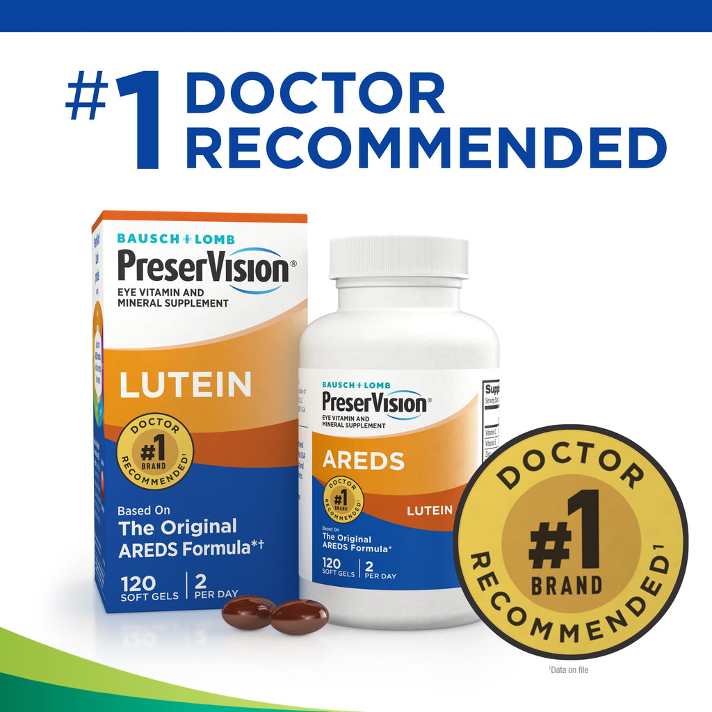 PreserVision AREDS Eye Vitamins with Lutein – Bausch + Lomb


