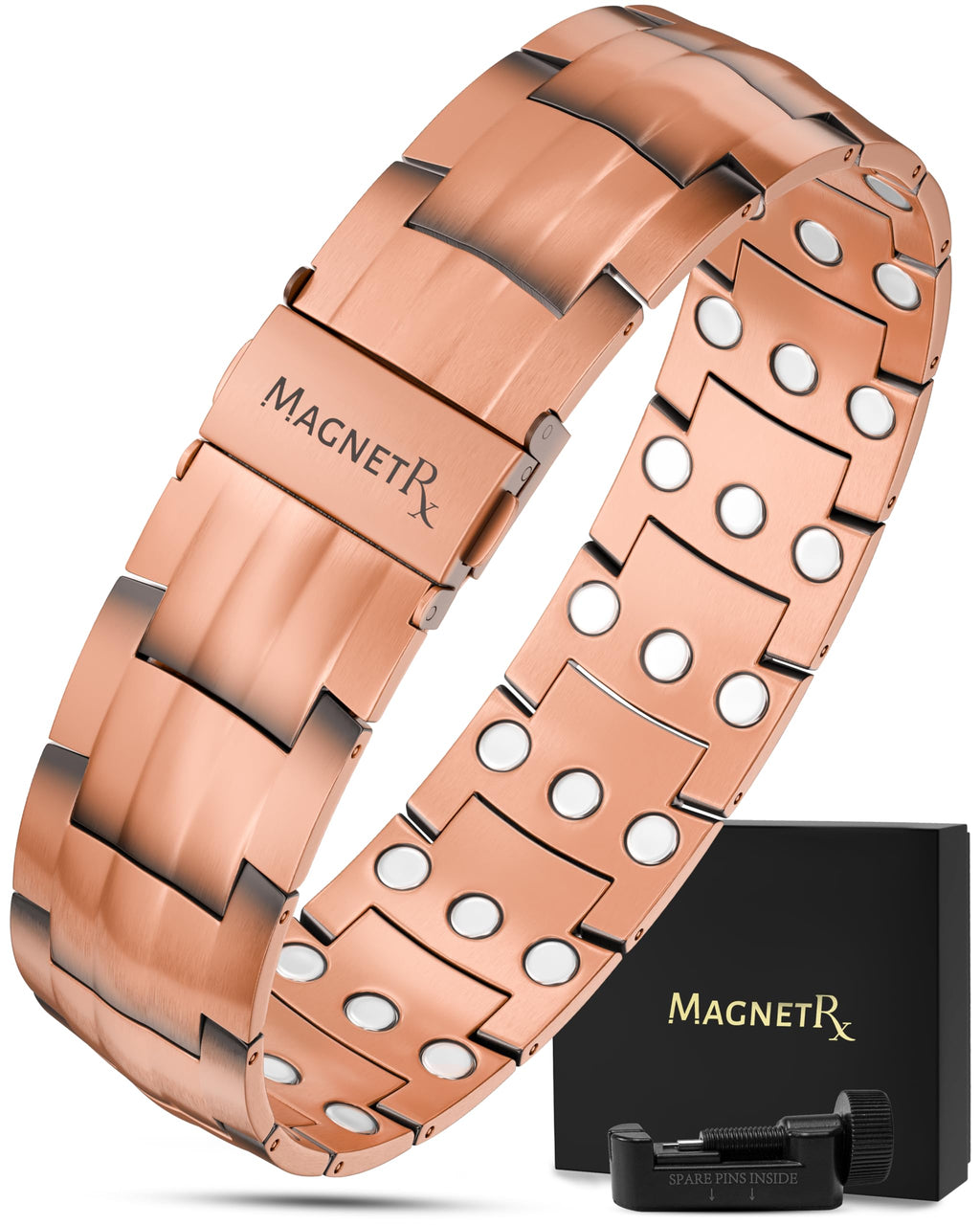 MagnetRX Copper Bracelet for Men — Comfort Fit Jewelry