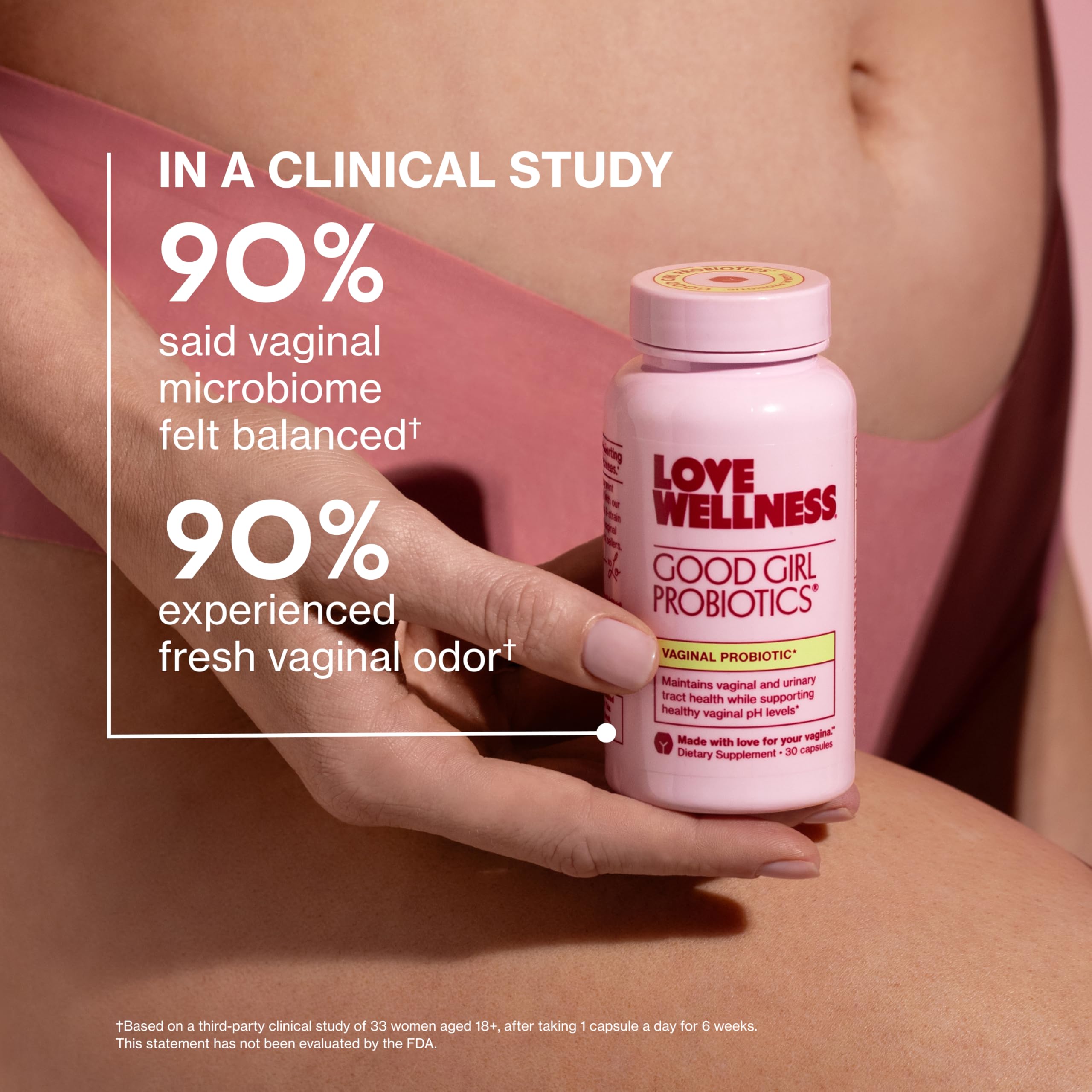 Love Wellness Good Girl Probiotics | 9-Strain Vaginal Health

