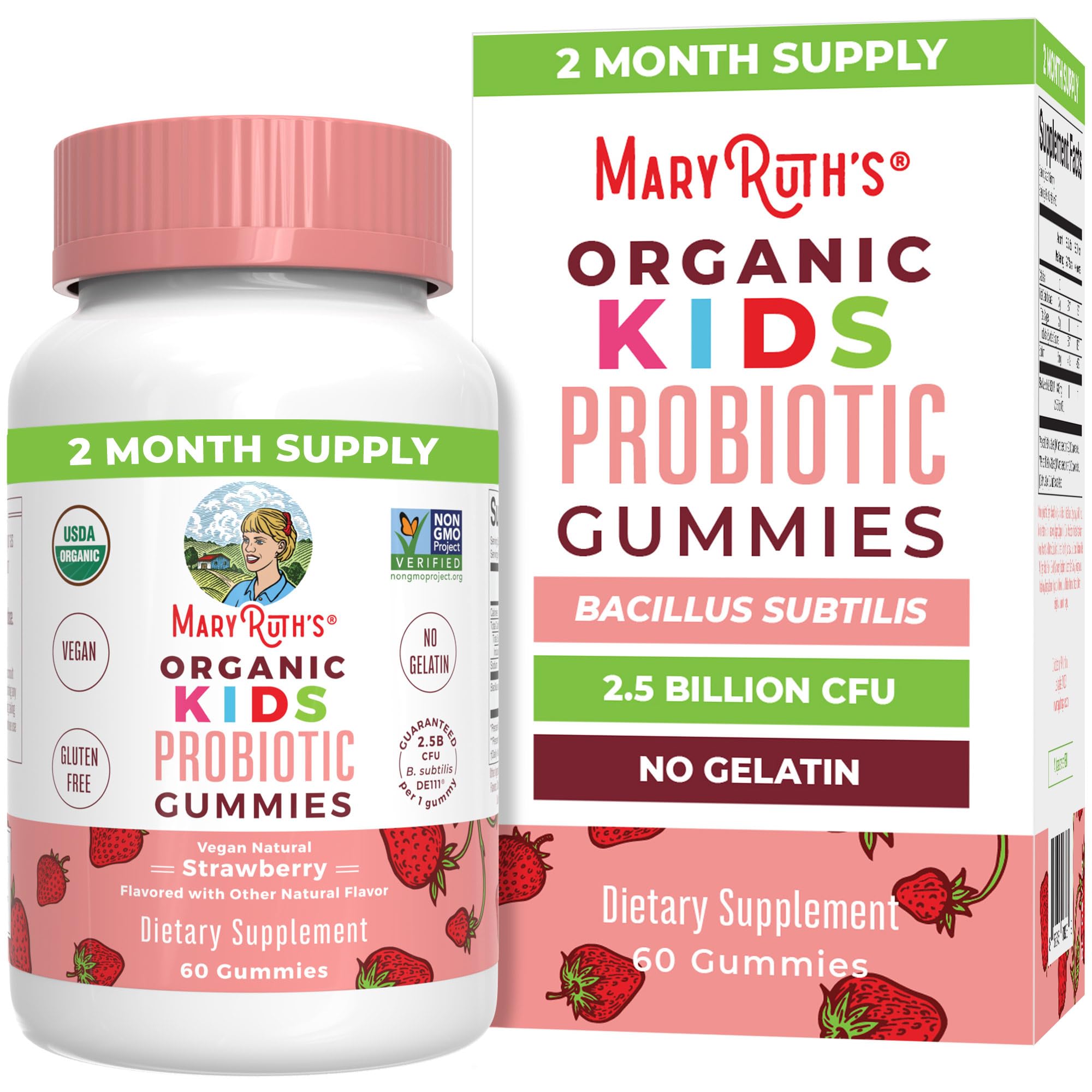 MaryRuth Organics Kids Probiotics Gummies | Digestive Health

