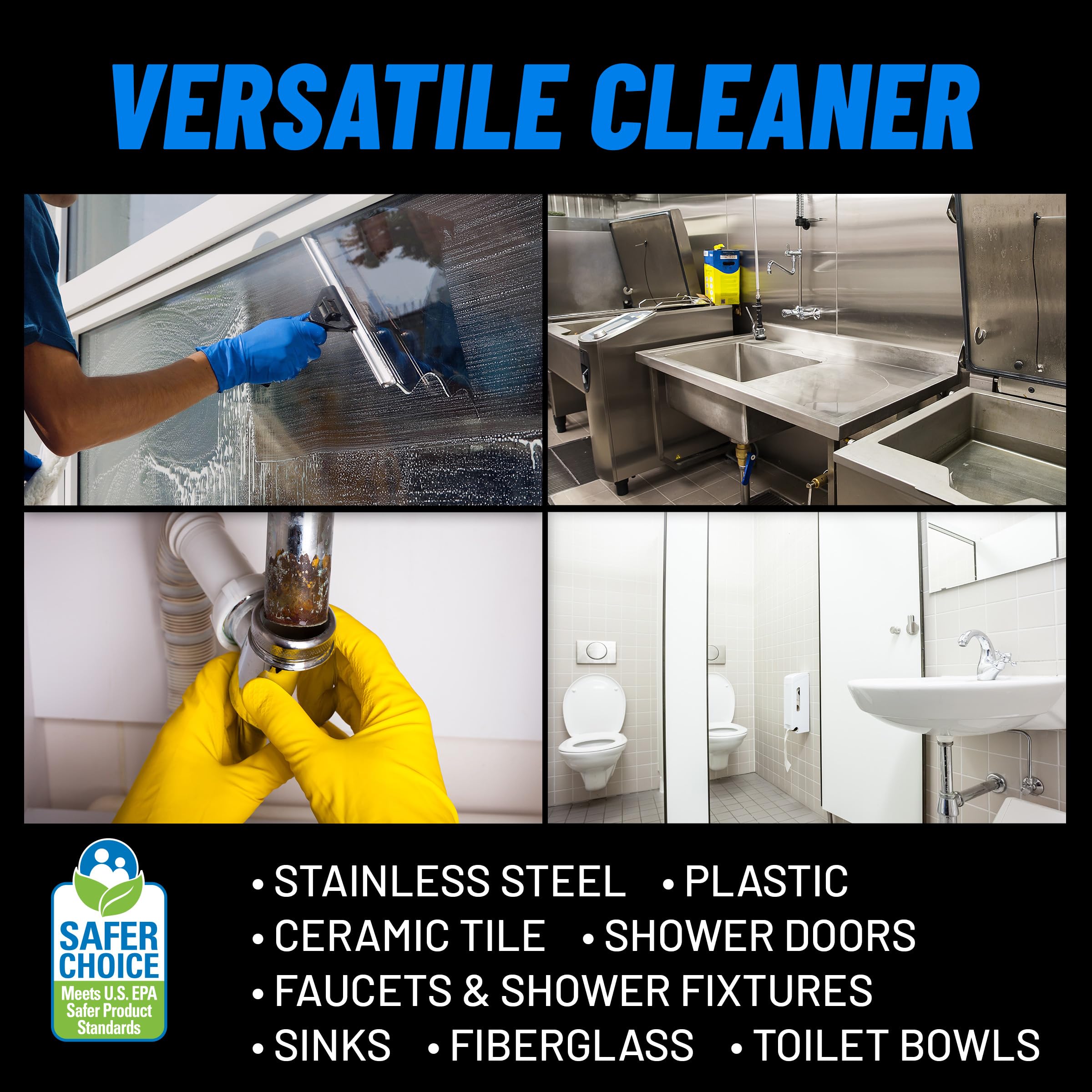 CLR Pro Calcium Lime & Rust Remover | Multi-Surface Cleaner

