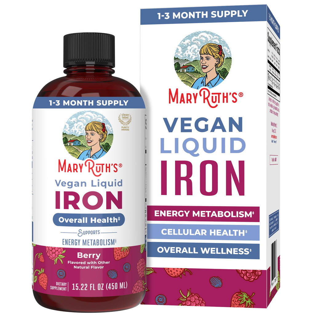 MaryRuth’s Liquid Iron Supplement Ferrous Bisglycinate

