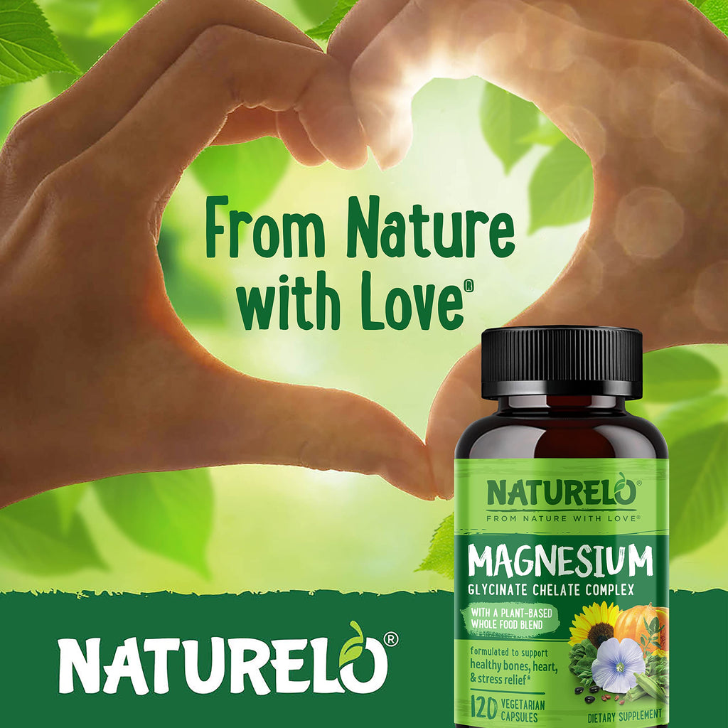 Naturelo Magnesium Glycinate Chelate Complex - Sleep & Calm

