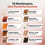 Effective Nutra Mushroom Gummies - Focus & Immunity

