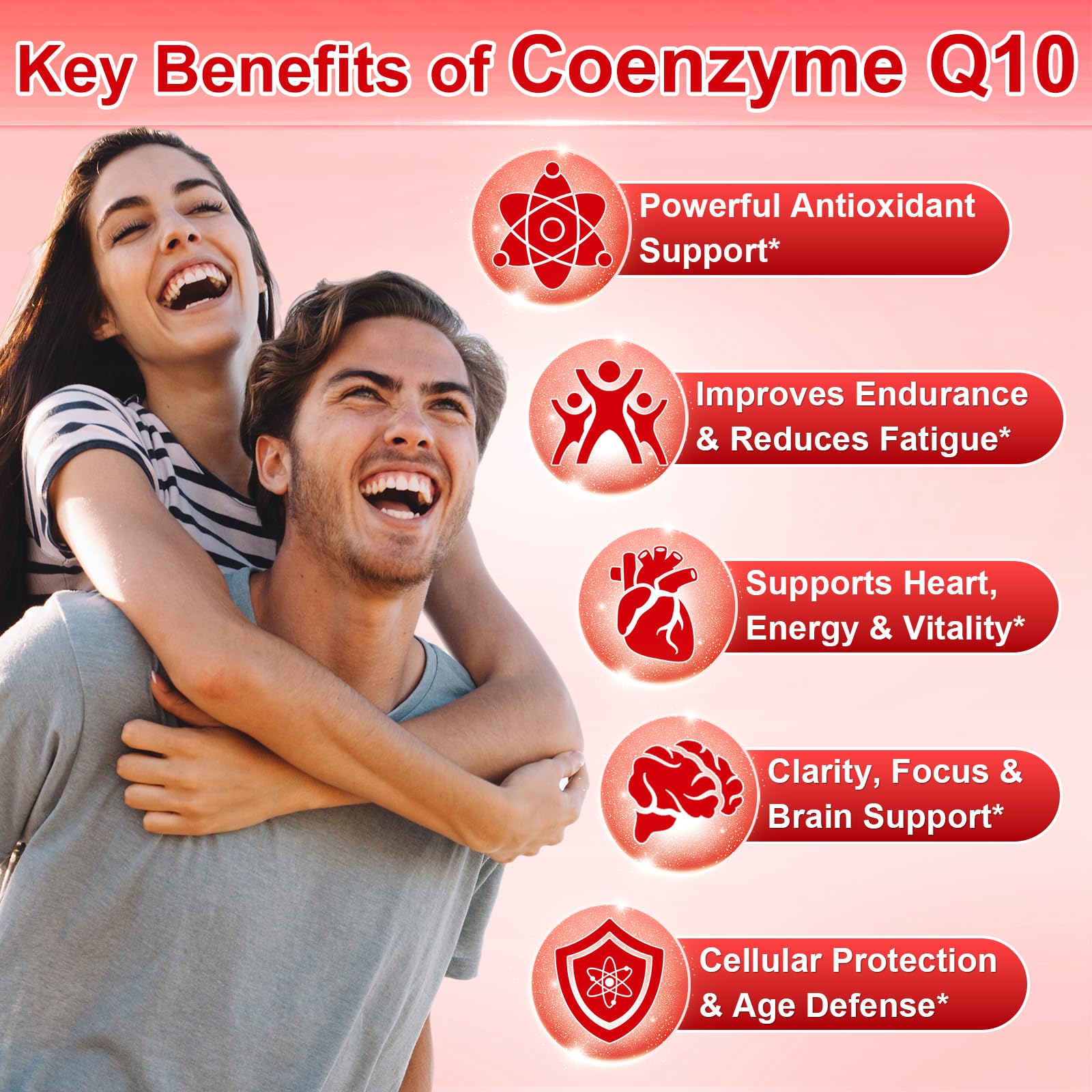 CoQ10 400mg Softgels with MCT Oil for Heart Support

