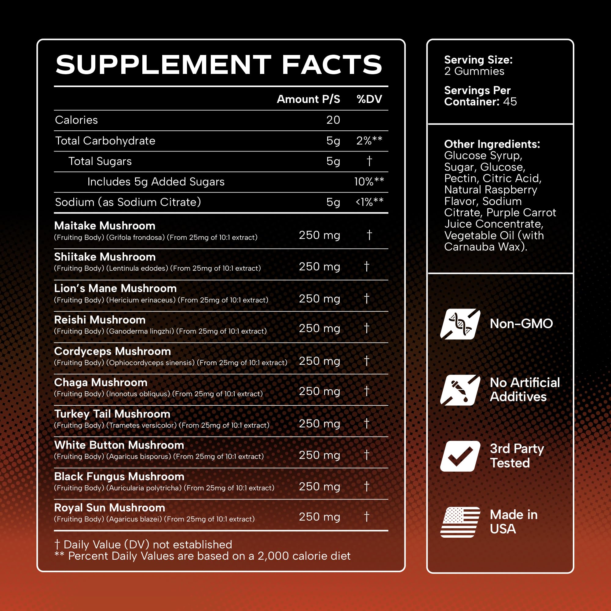 Effective Nutra Mushroom Gummies - Focus & Immunity

