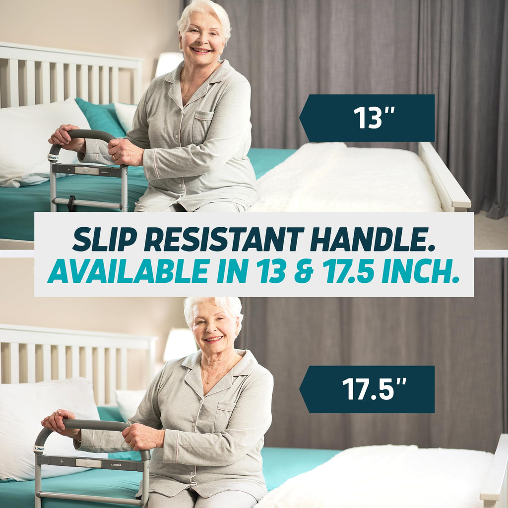 Lunderg Bed Assist Rail with Motion-Activated Light

