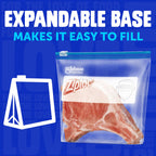 Ziploc Quart Freezer Slider Bags - Durable Food Storage

