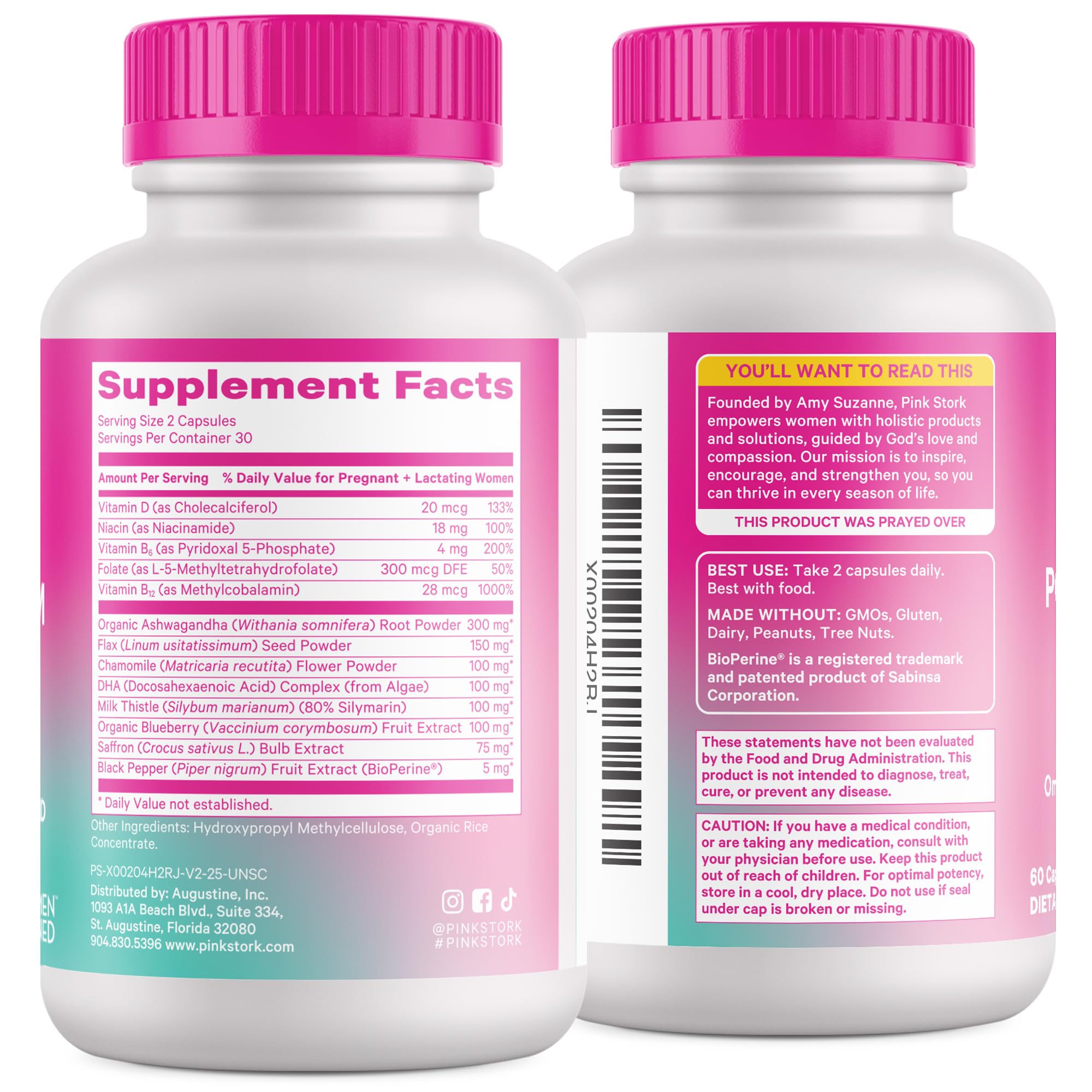 Pink Stork Postpartum Mood Support – Postnatal Supplement

