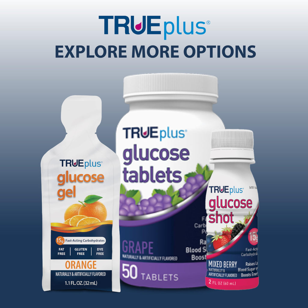 TRUEplus Glucose Gel Pouch – Fast-Acting Carbs, Gluten Free

