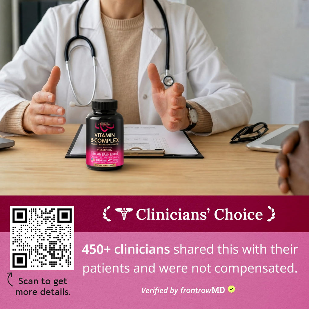 Vitamin B Complex for Men & Women | USA Made

