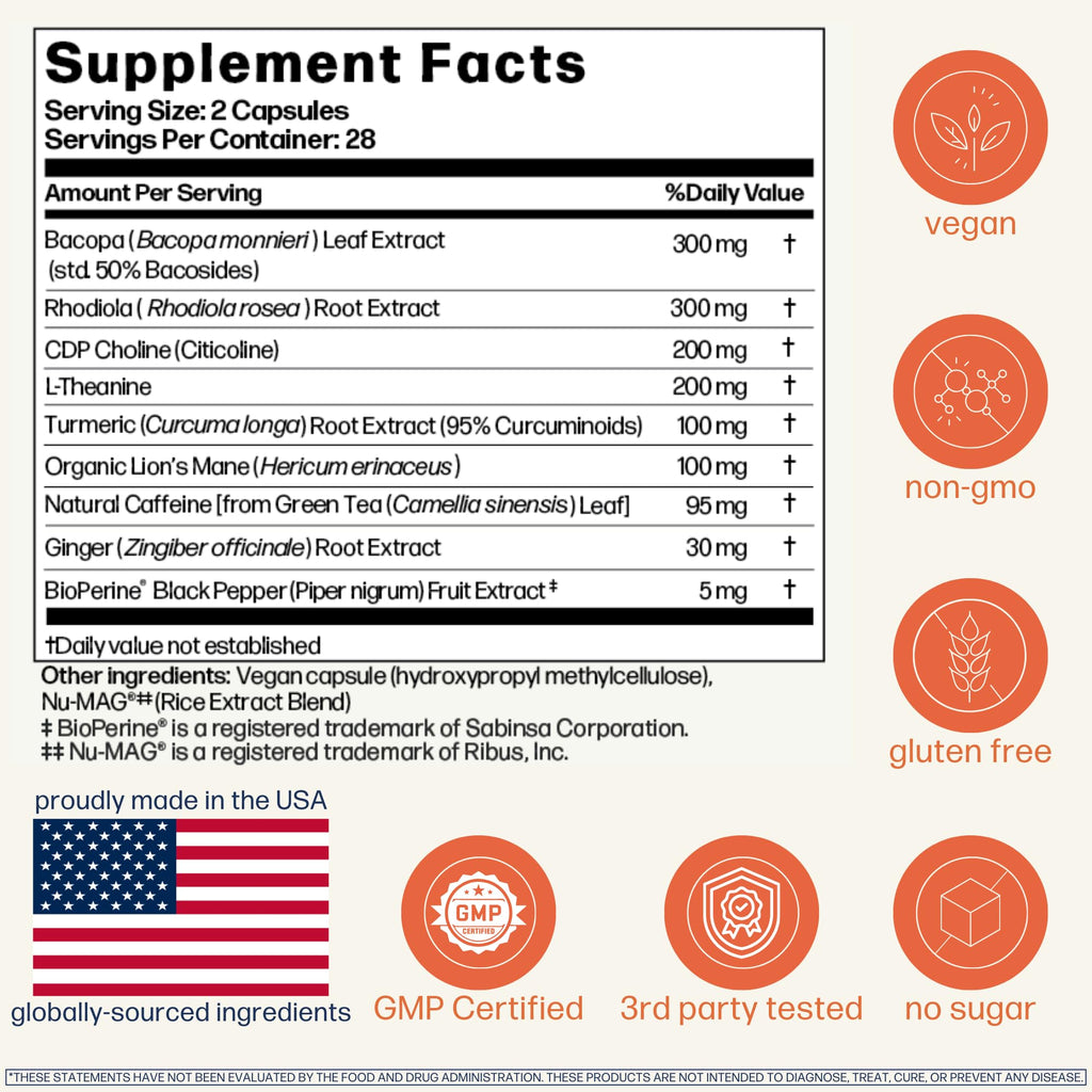 Avantera Elevate Nootropic Supplement for Focus

