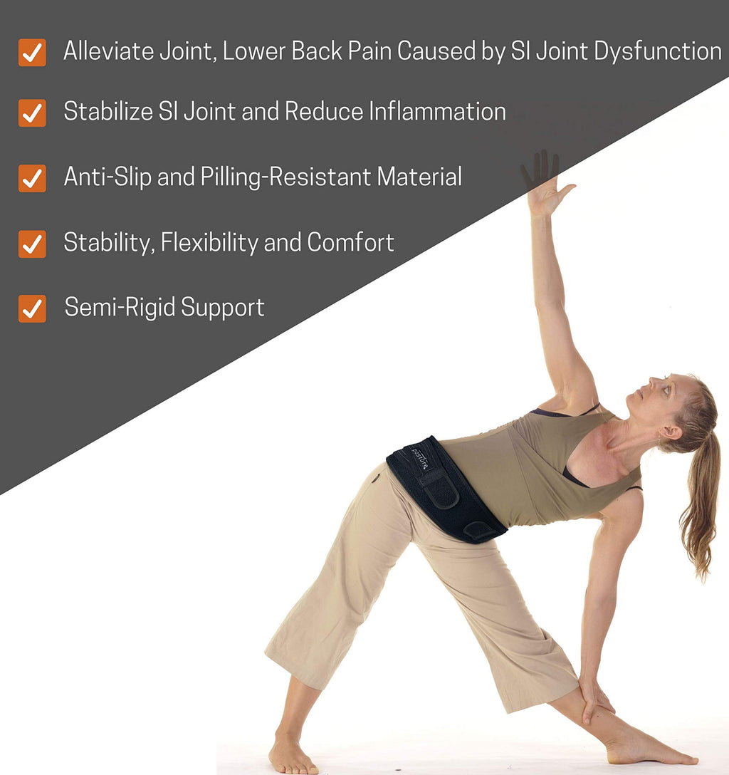 Vriksasana SI Joint Belt for Sacroiliac Support

