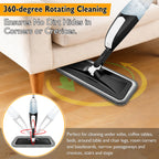 Spray Mop for Floor Cleaning with Microfiber and Swivel

