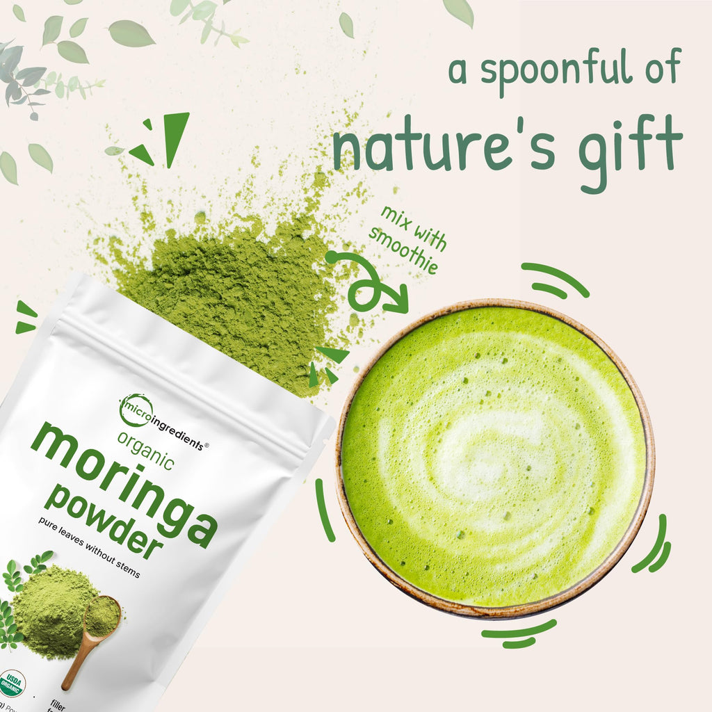 Micro Ingredients Organic Moringa Leaf Powder - USDA Organic

