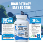 IMMUNOVITES Stabilized R-Alpha Lipoic Acid 600 mg

