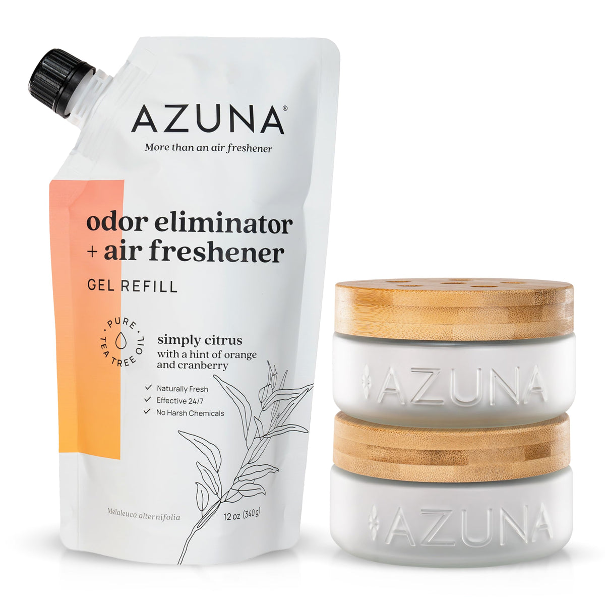 Azuna Air Freshener & Odor Eliminator Kit for Odor Control