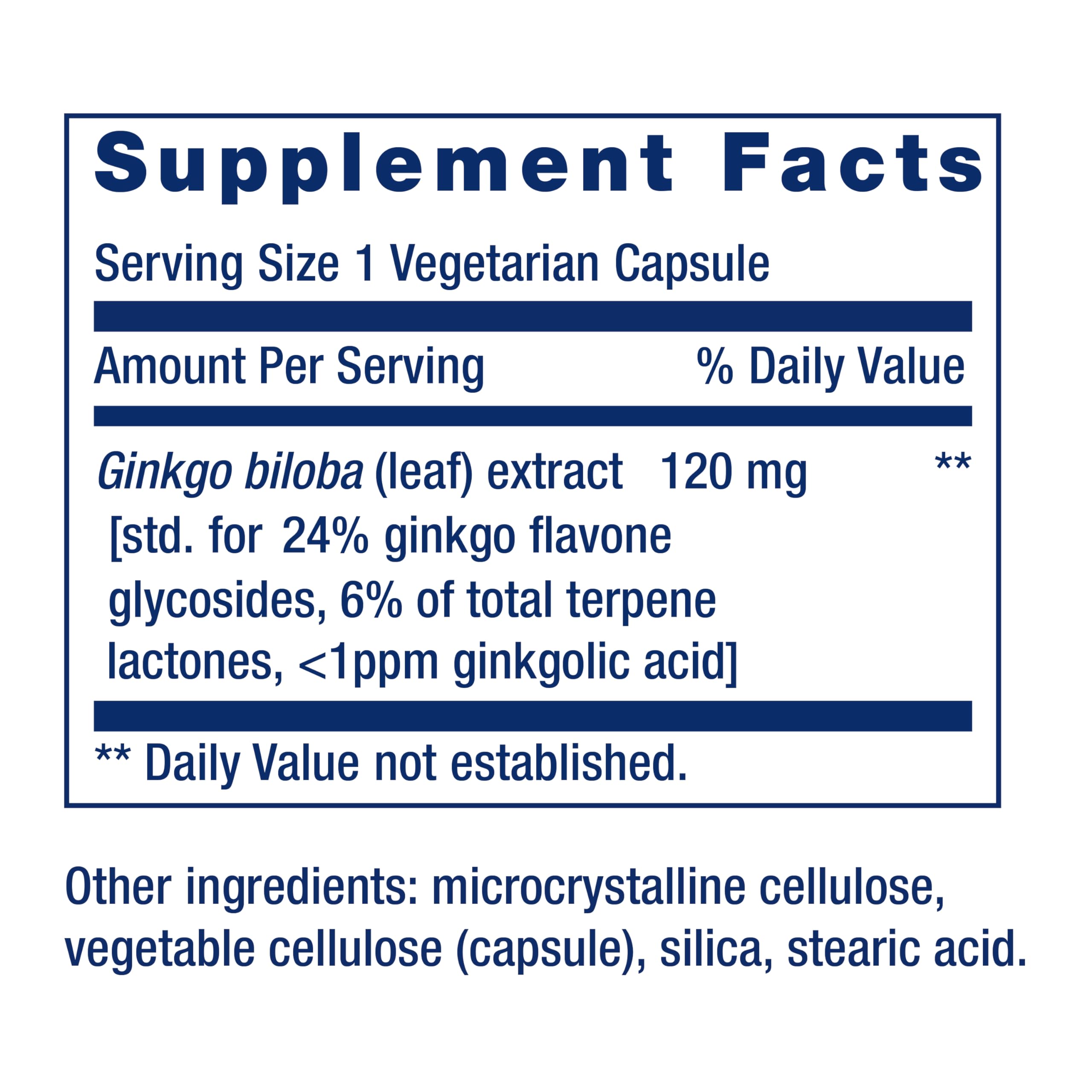 Life Extension Ginkgo Biloba Extract | Memory Support

