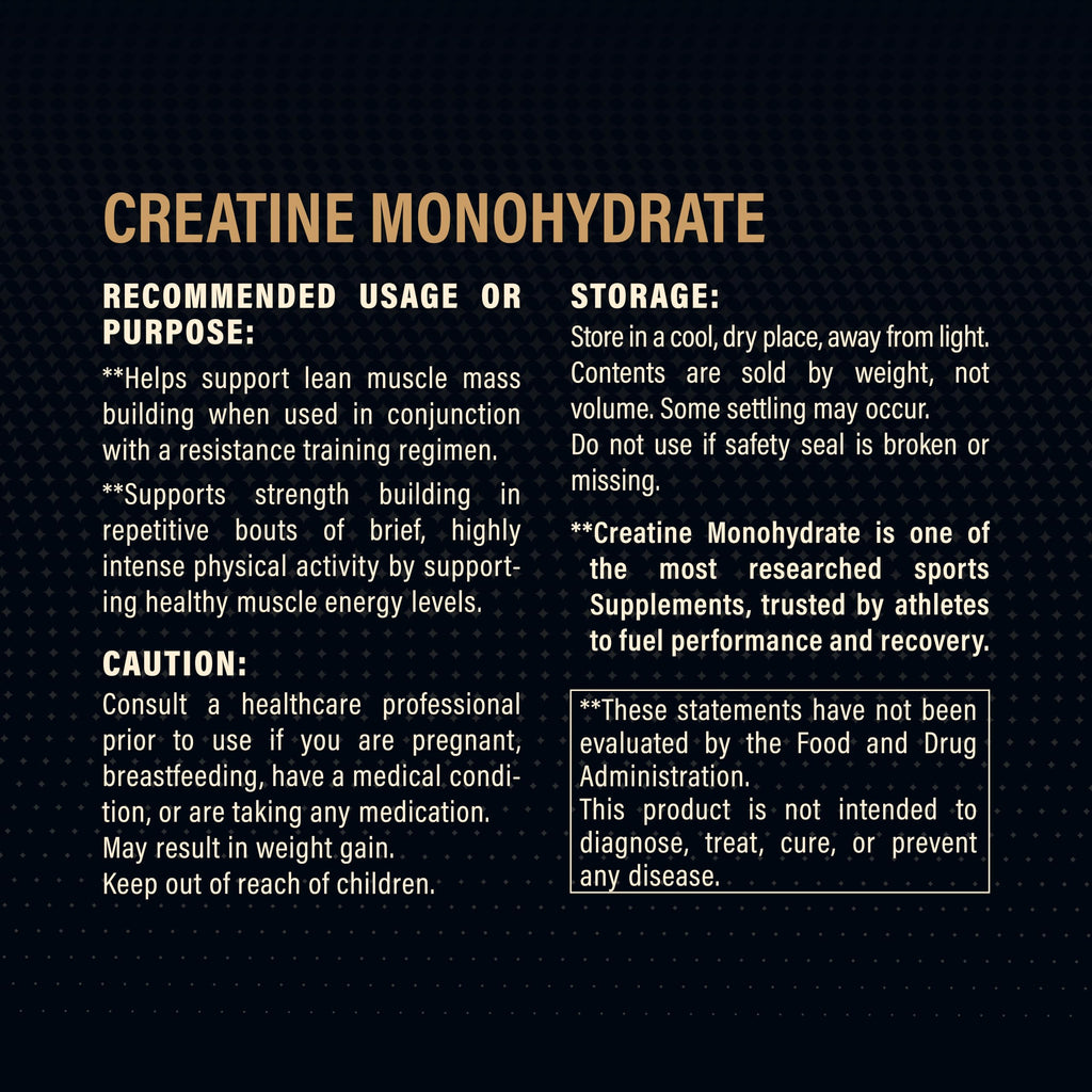 Creatine Monohydrate Powder Micronized | Unflavored & Vegan

