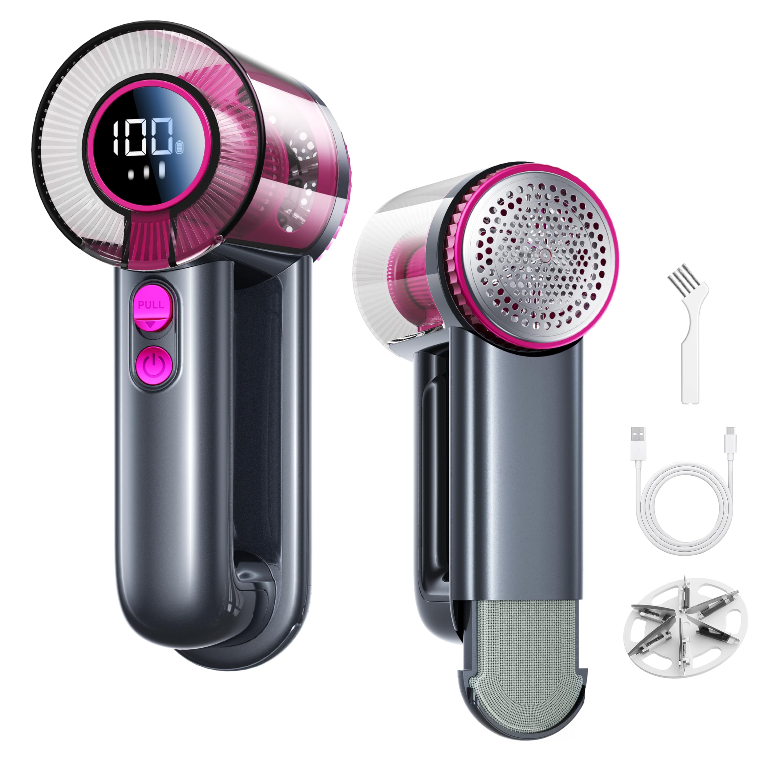 DRFLASH Fabric Shaver LED Display Rechargeable

