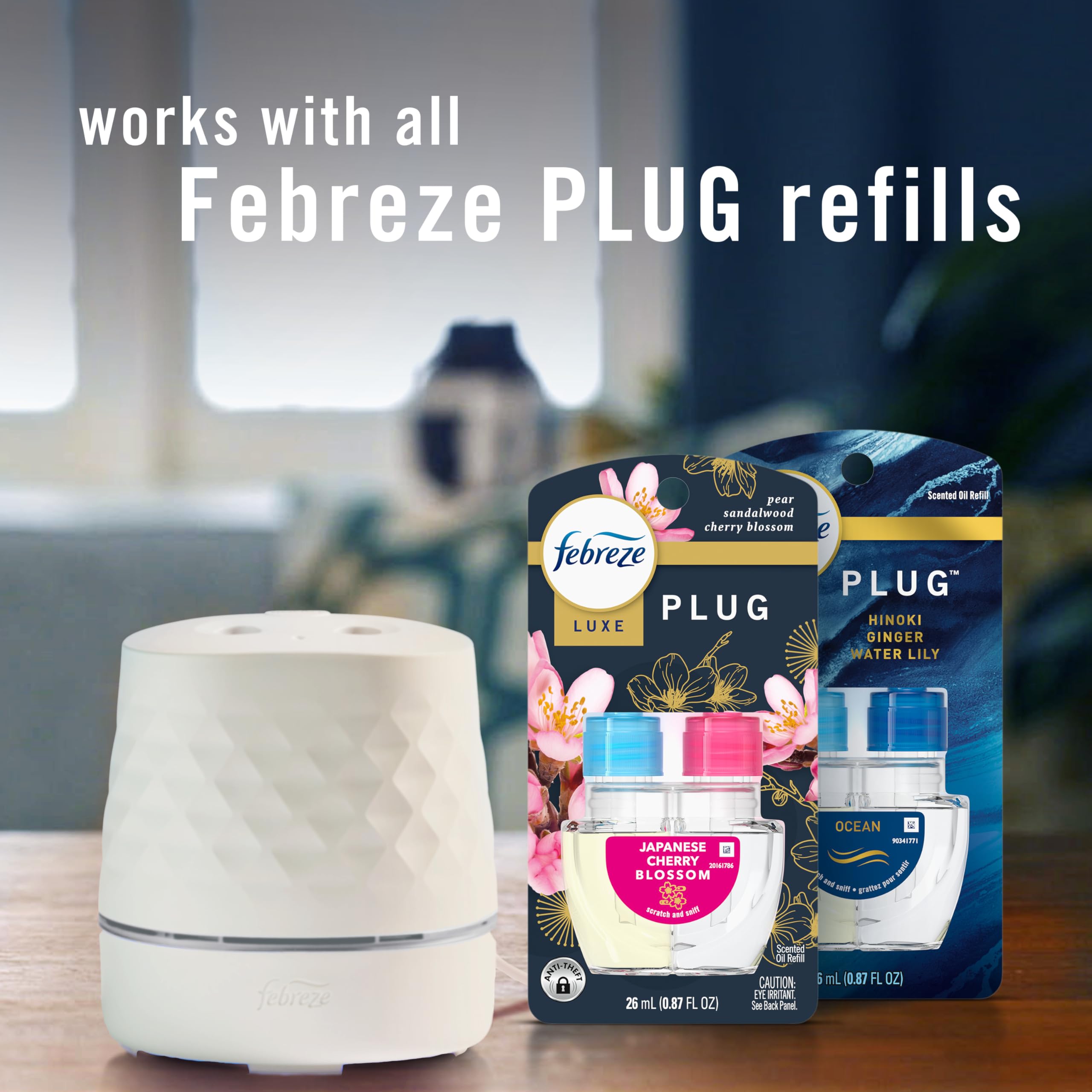 Febreze PLUG Scent Booster Starter Kit | Plug-in Diffuser

