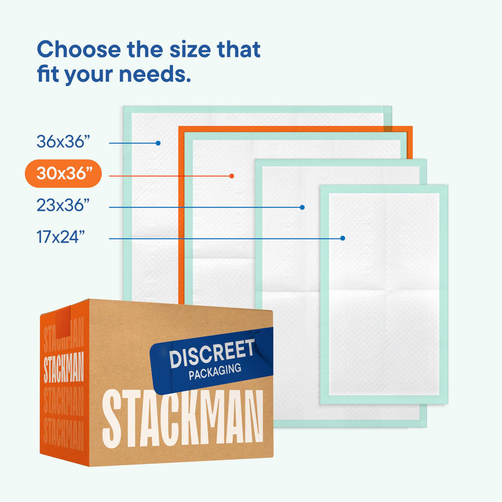 Chucks Pads Underpads for Incontinence and Training

