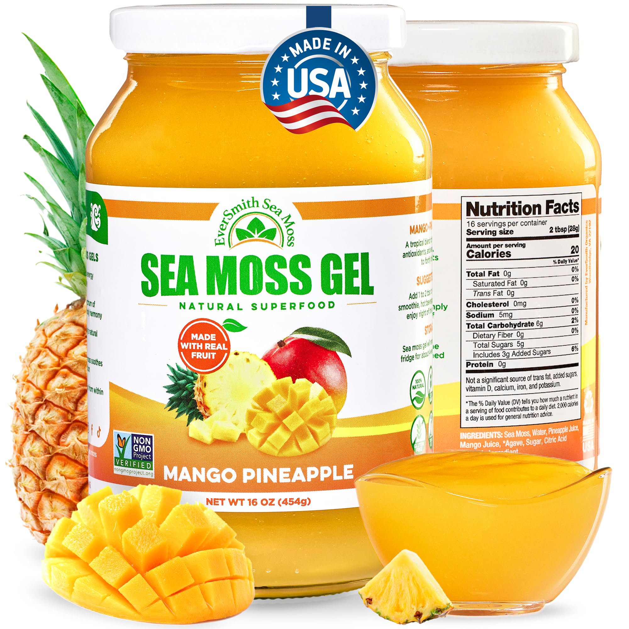 Sea Moss Gel by EverSmith Organics | USA Made

