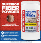 Yerba Prima Psyllium Husk Powder – Unflavored Fiber

