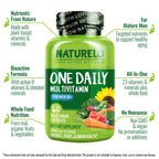 Naturelo Men’s Multivitamin 50+ Plant-Based | Non-GMO

