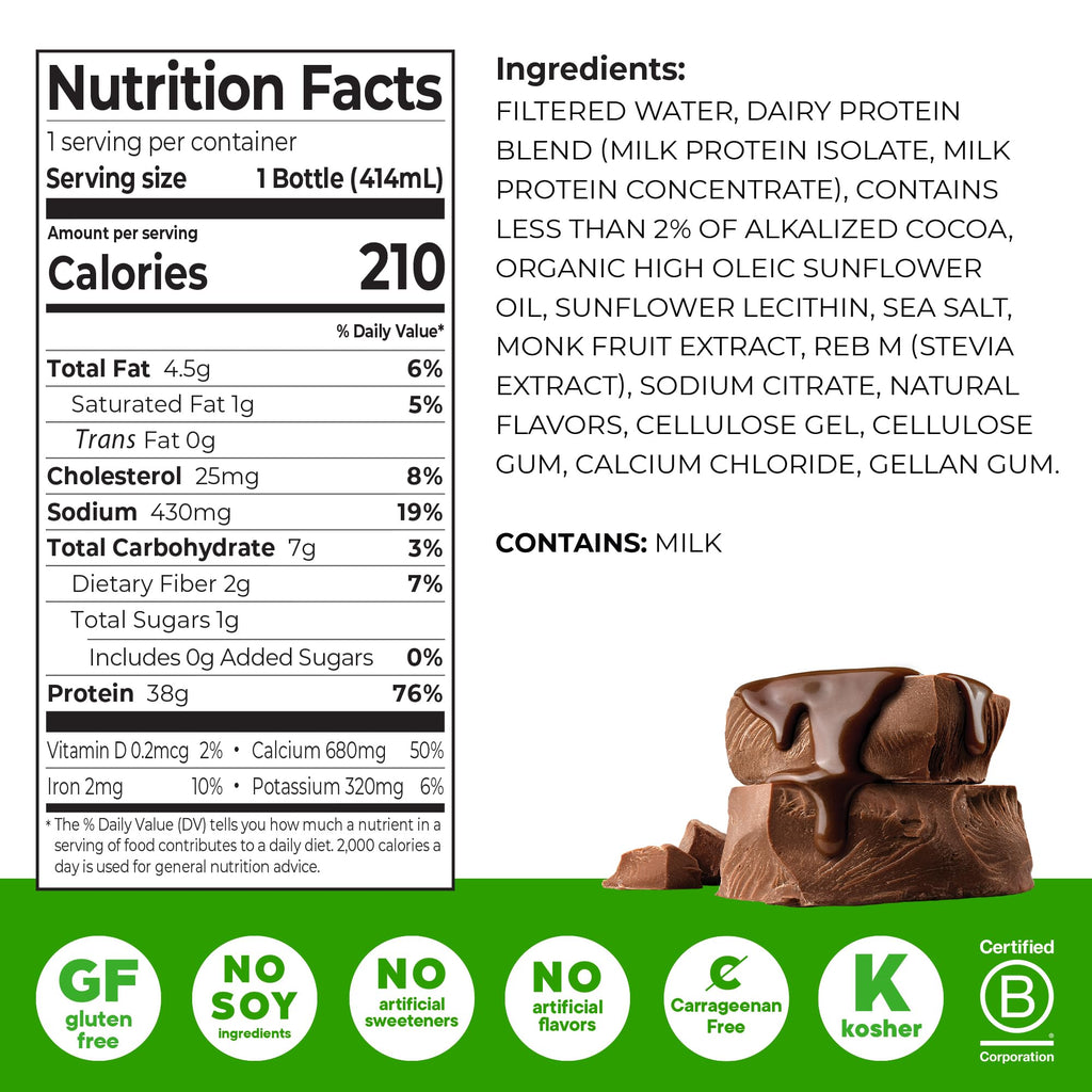Orgain 38g High Protein Shake Dairy Isolate


