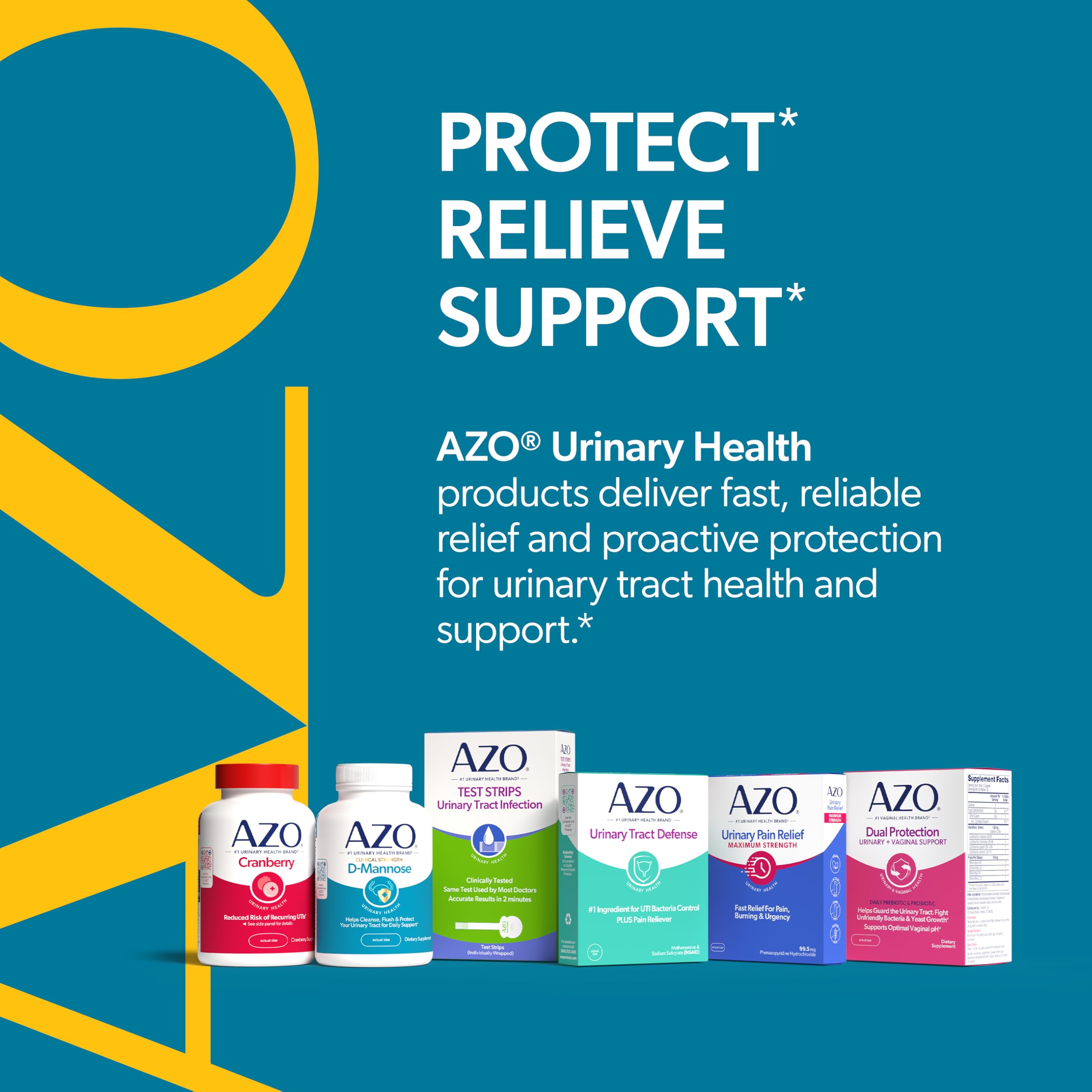 AZO D-Mannose Urinary Tract Health | Clinical Strength

