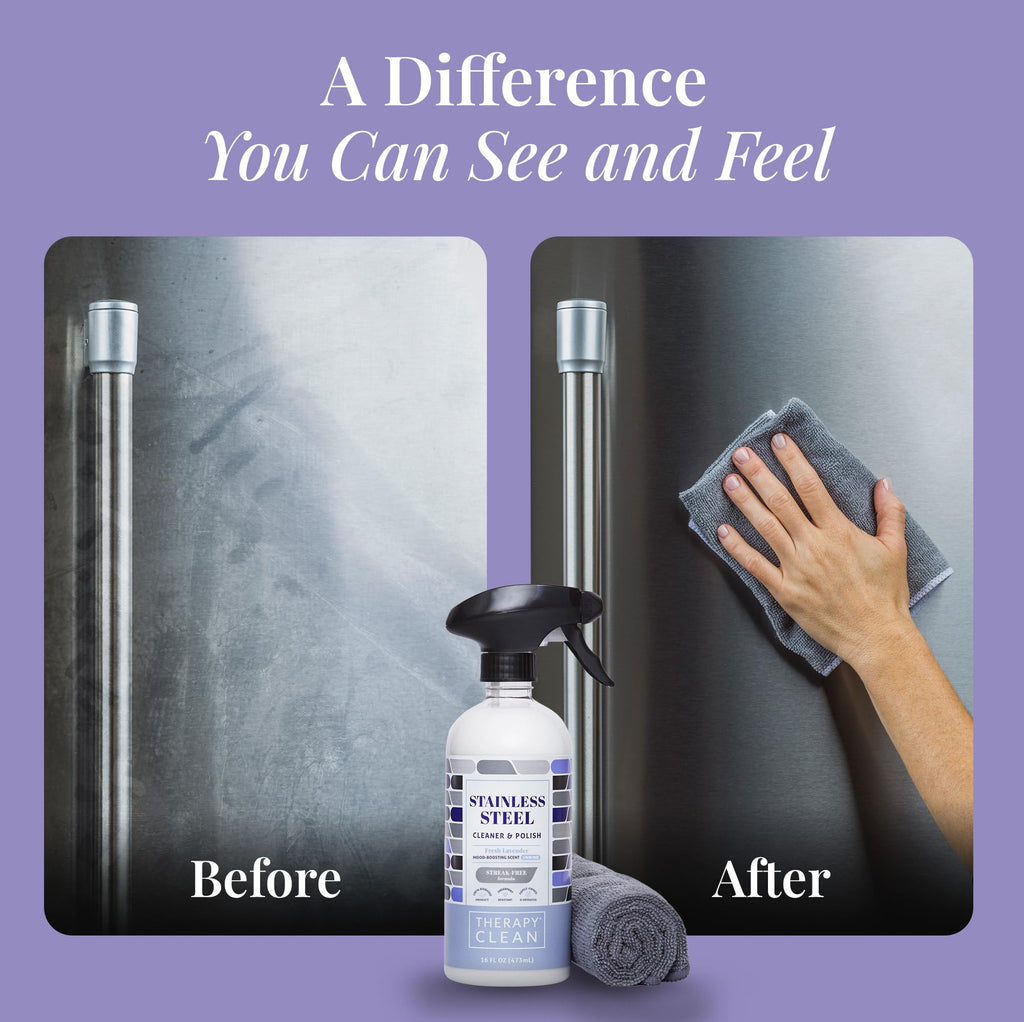 Therapy Stainless Steel Cleaner and Polish Lavender Scent

