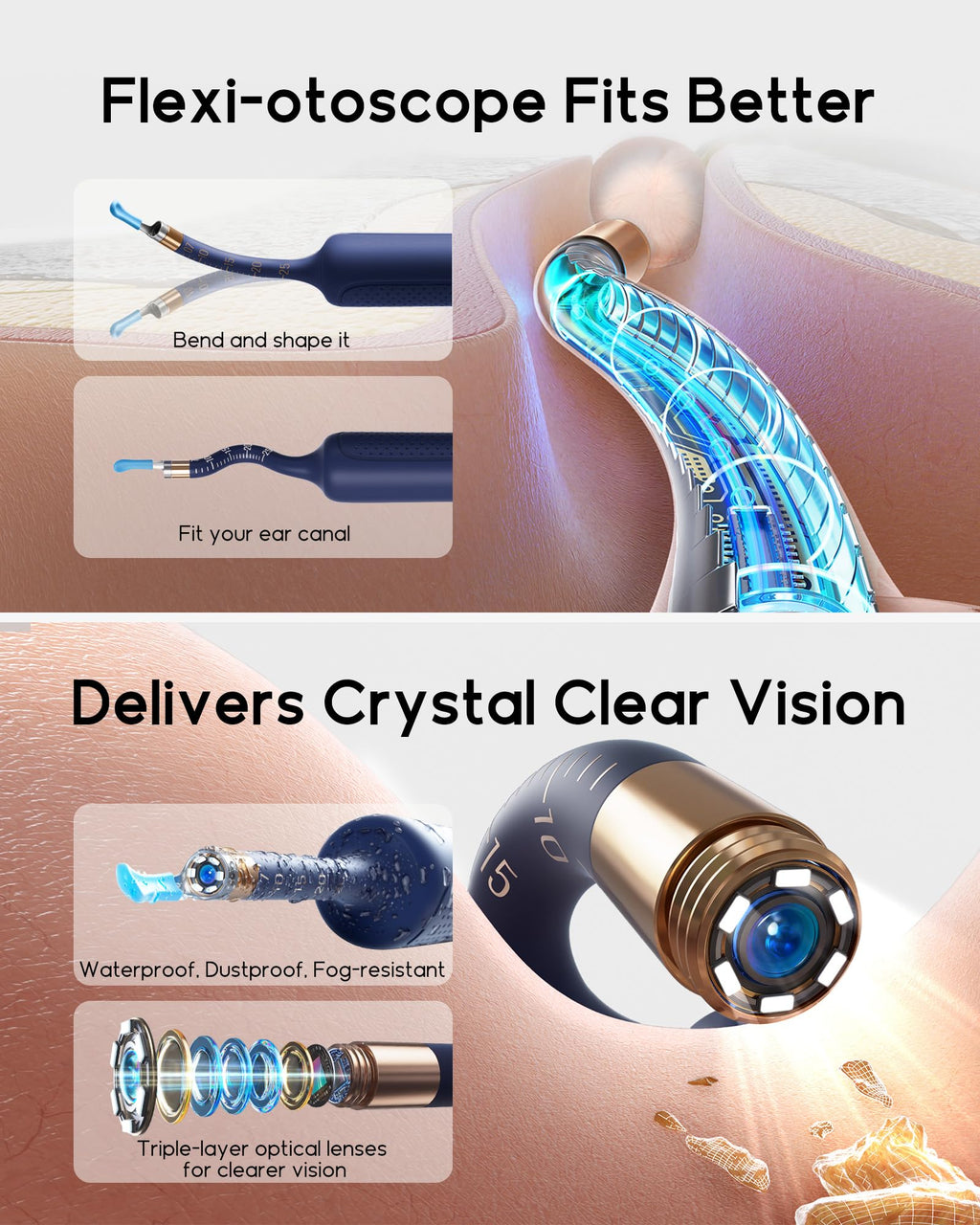 Bebird Earsight Plus R37R Ear Camera Otoscope

