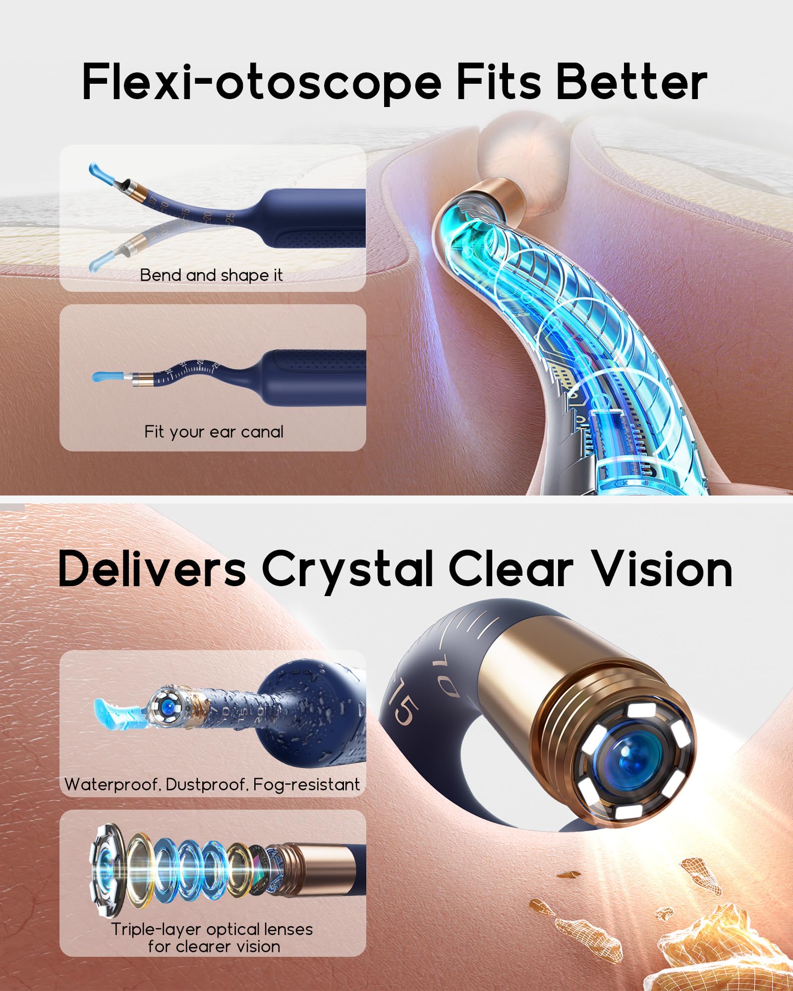 Bebird Earsight Plus R37R Ear Camera Otoscope

