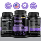 Melatonin Sleep Support Capsules with Herbal Blend

