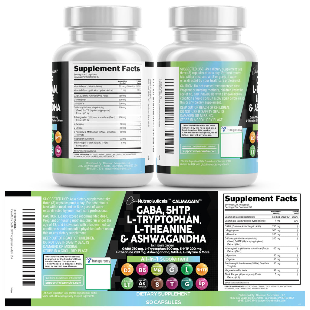 Mood Support CalmAgain by Clean Nutraceuticals

