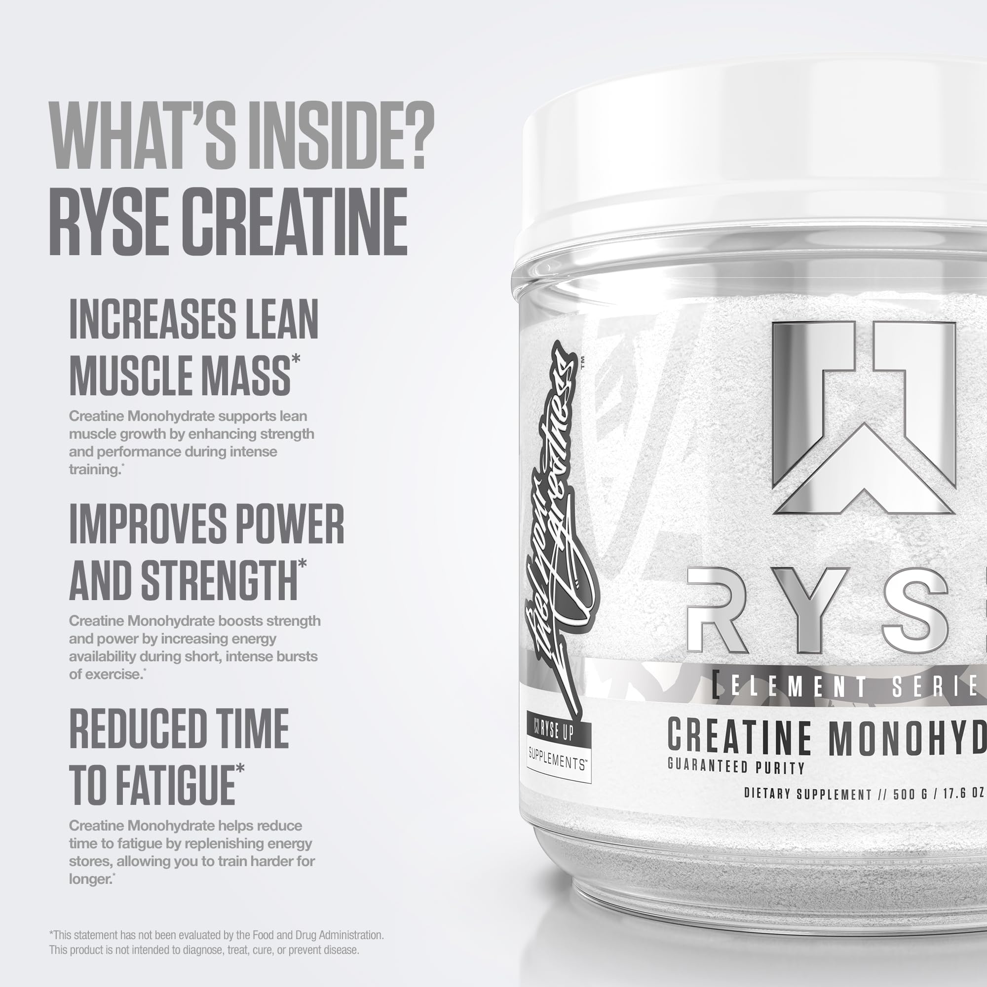 Ryse Creatine Monohydrate Powder - Muscle & Strength Support

