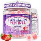 Nextdia Collagen Gummies with Multi-Collagen I-V-X for Skin, Hair, Nails & Enzymes