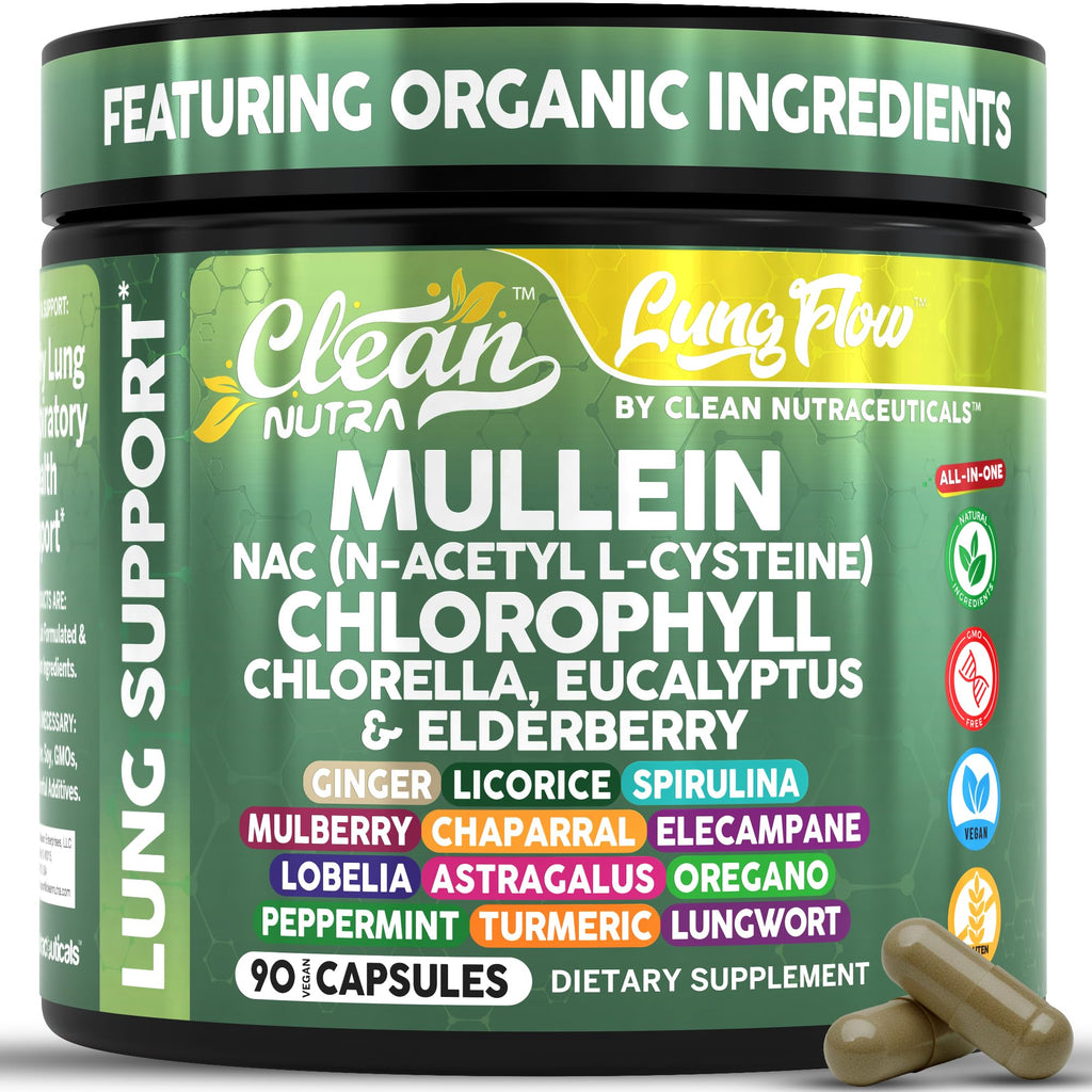 Clean Nutra Respiratory Support Capsules | Breath Easy

