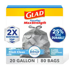Glad ForceFlex MaxStrength Kitchen Trash Bags Durable

