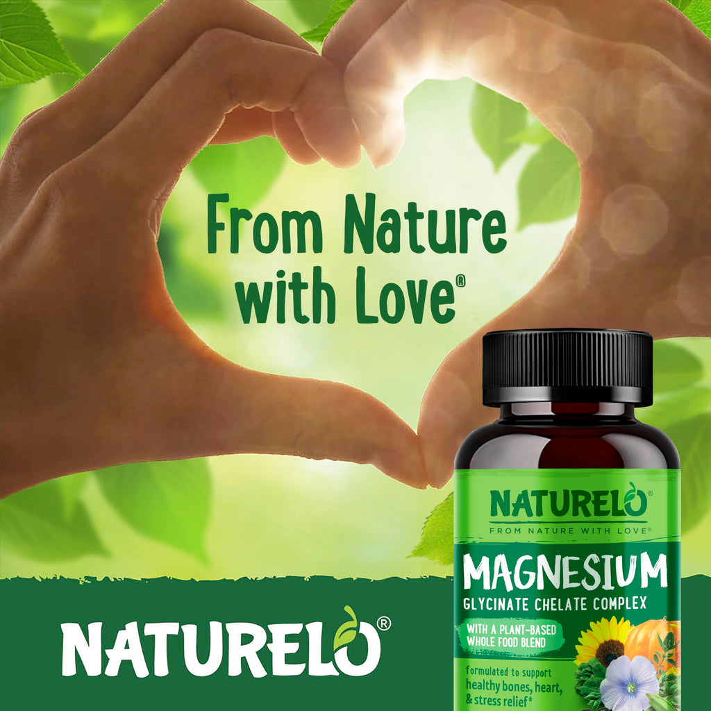 Naturelo Magnesium Glycinate Chelate Complex - Sleep & Calm

