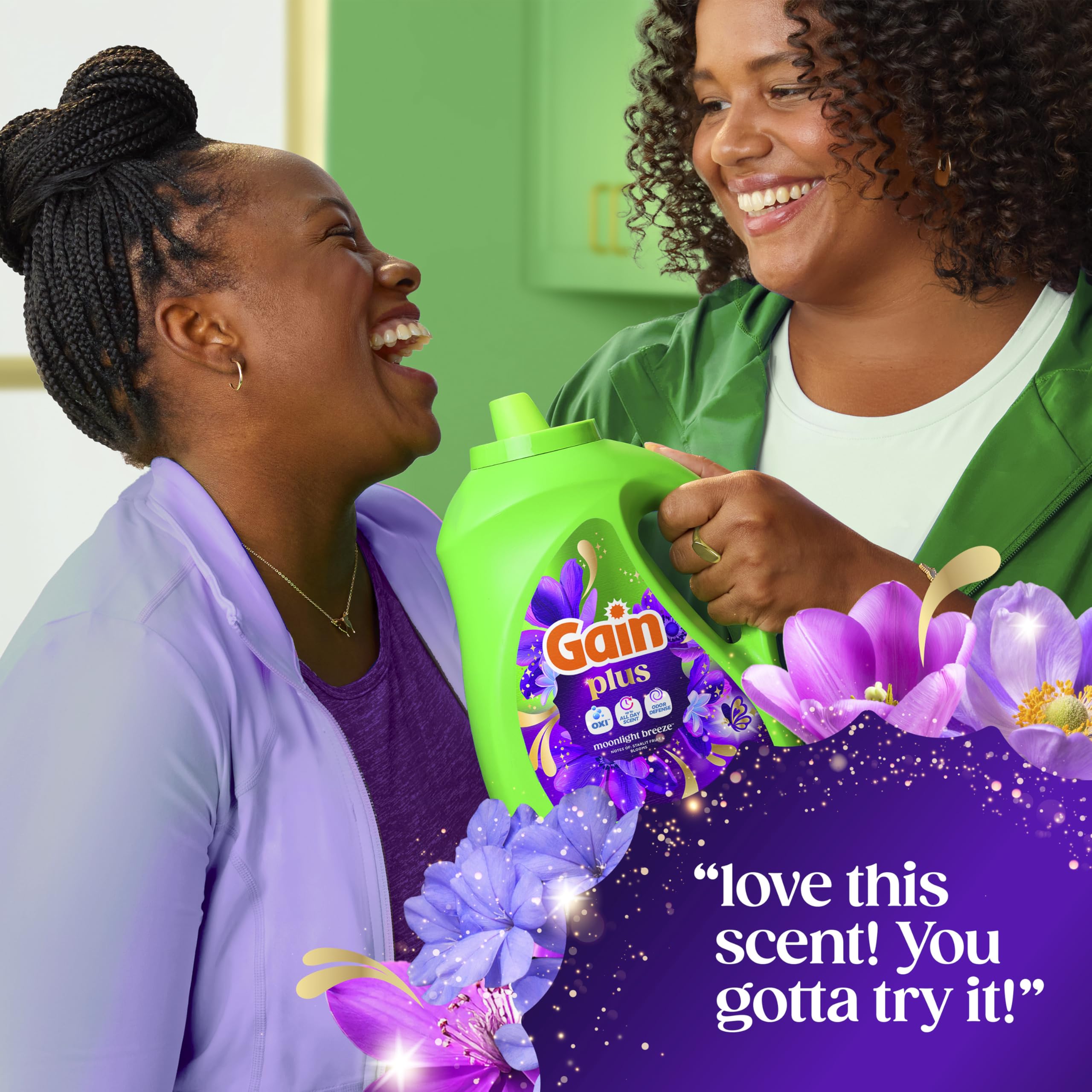 Gain Plus Liquid Laundry Detergent with Oxi - All Machines

