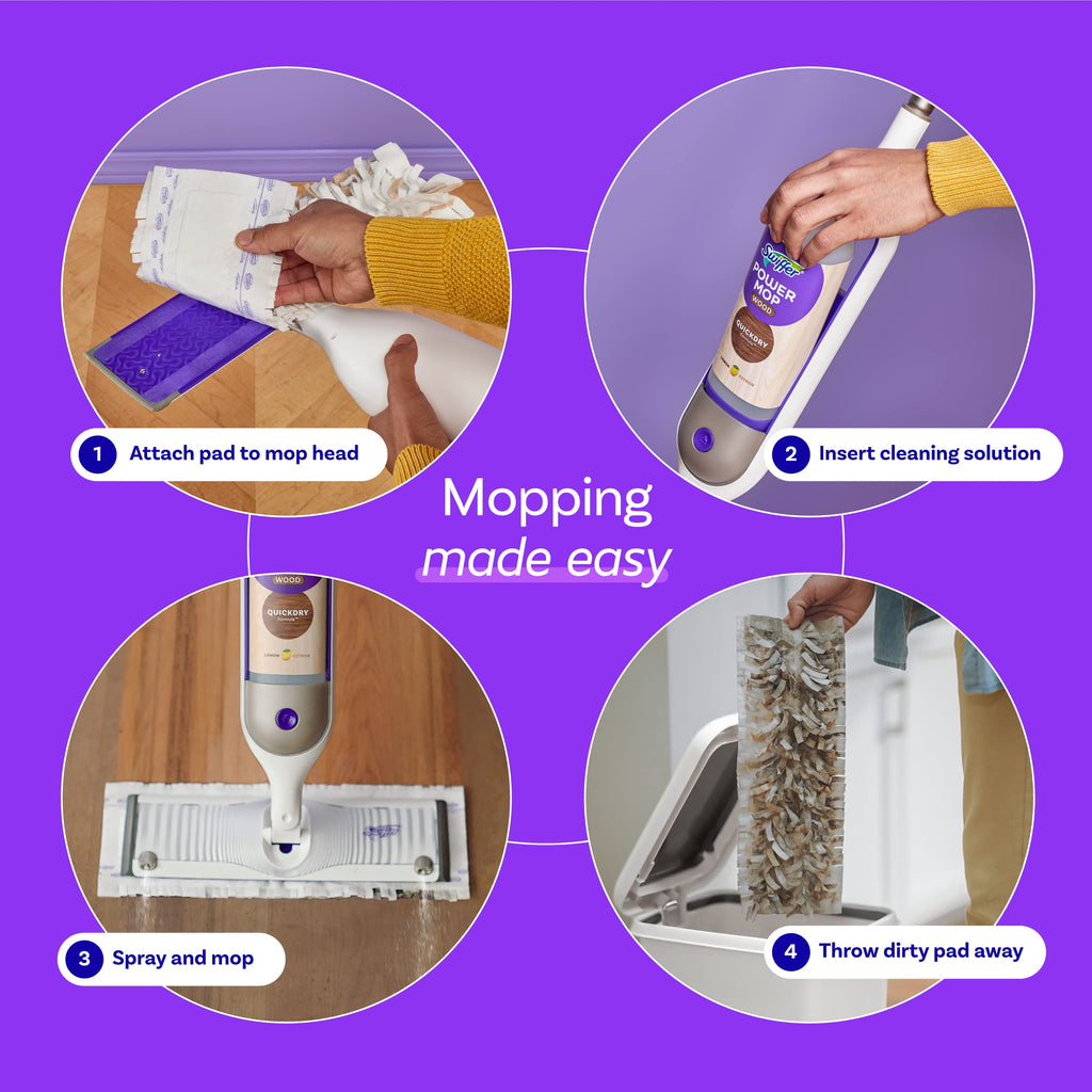 Swiffer PowerMop All-In-One Floor Cleaning System


