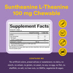 Natural Factors Suntheanine L-Theanine 100 mg Chewables

