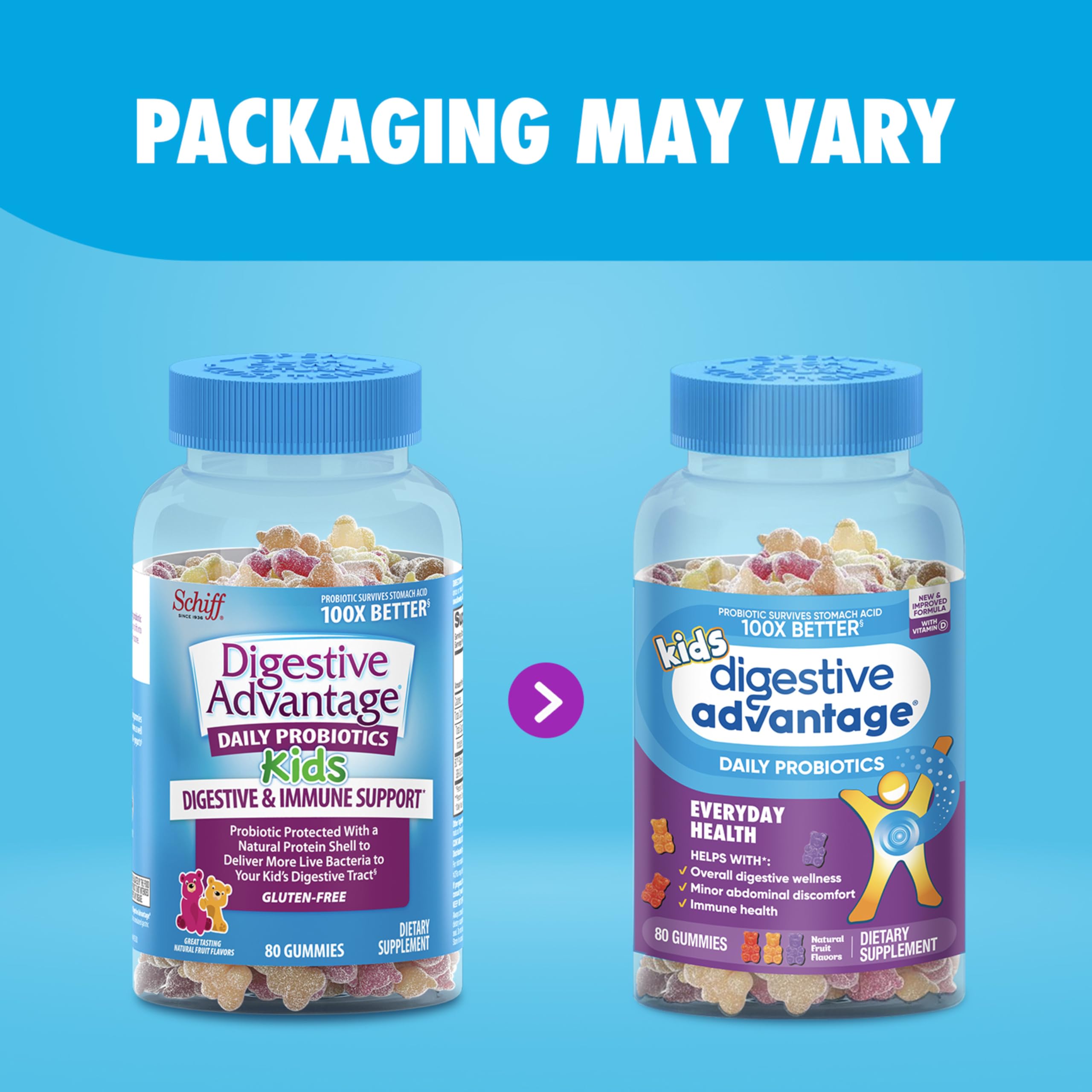 Digestive Advantage Kids Probiotic Gummies | Daily Digestive

