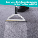 GOSEDER Carpet Rake for Pet Hair Removal | Durable Brush

