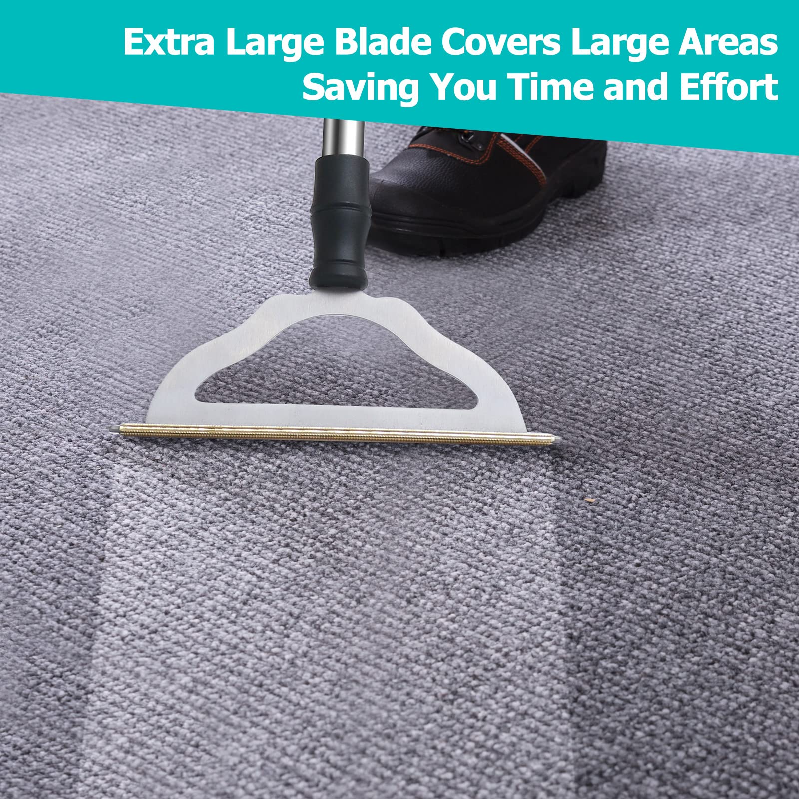GOSEDER Carpet Rake for Pet Hair Removal | Durable Brush

