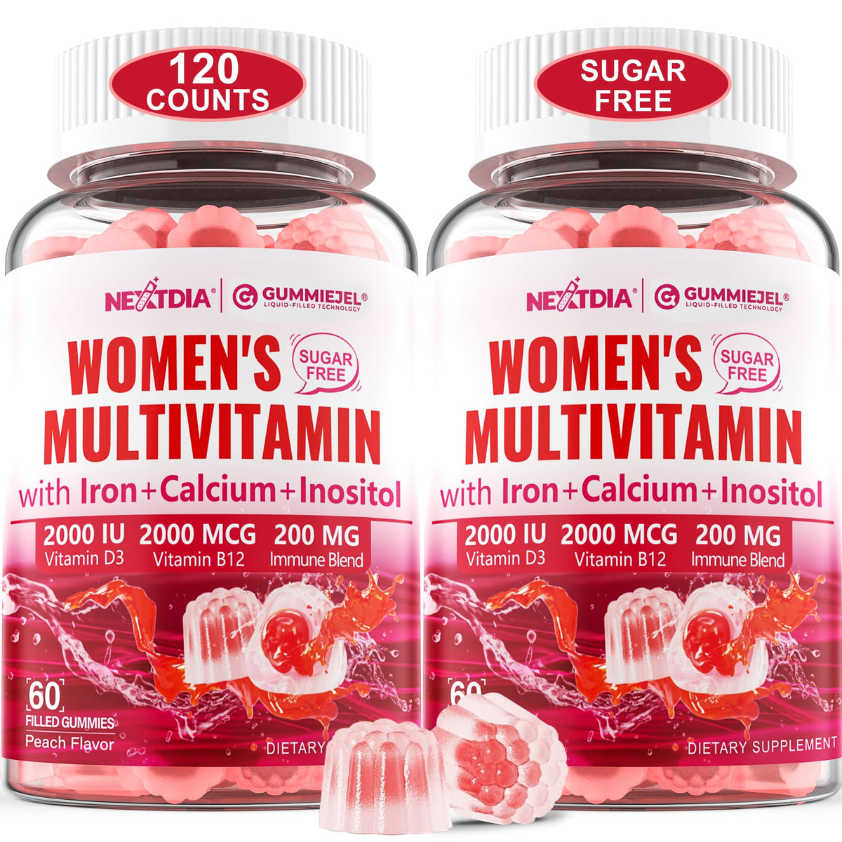 Methylated Multivitamin Gummies for Women Immune and Energy