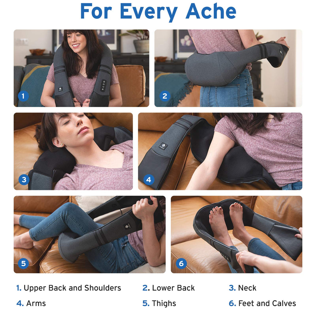 Etekcity Cordless Shiatsu Neck Massager with Heat

